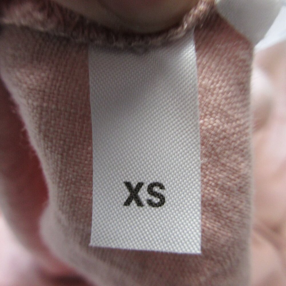 Reformation Pink Ruffle-Sleeve Button Front Blouse - Picture 4 of 10
